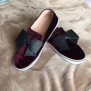 Kate Spade velvet shoes